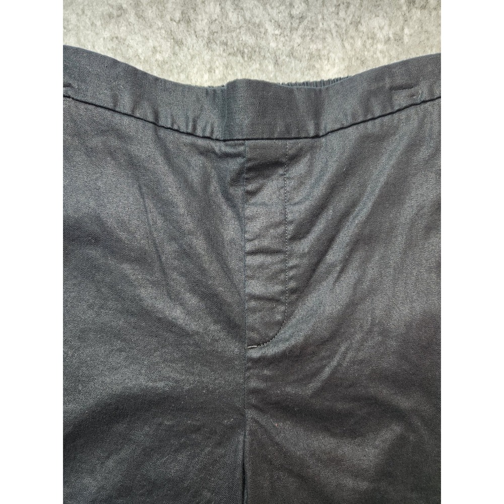 Banana Republic Womens Black Linen Blend Wide Leg Cropped Pants Size S High Rise - Picture 2 of 14